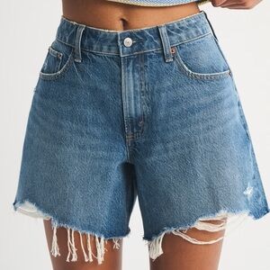 Abercrombie Curve Love High Rise Loose Short